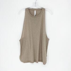 Icyzone Brown Tank Top Size Large